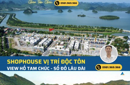 Mở bán biệt thự, shophouse Flamingo Golden Hill Hà Nam cạnh khu du lịch Tam Chúc, nơi đón hàng triệu lượt khách du lịch mỗi năm, giá tốt nhất chỉ từ